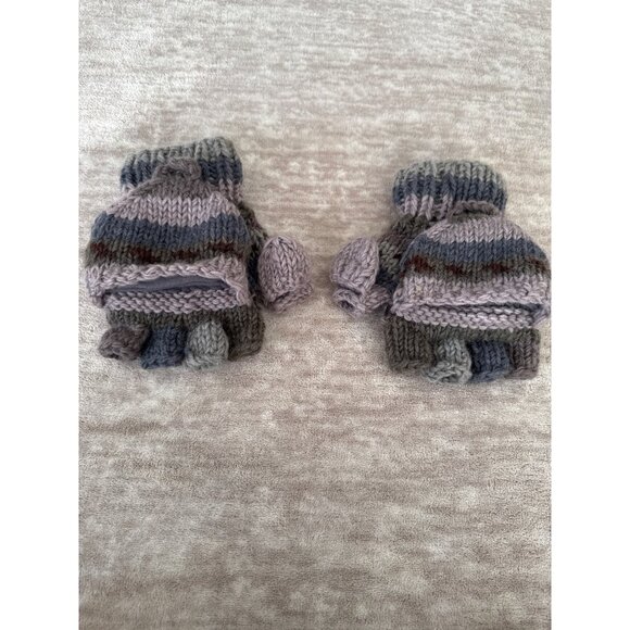 Wool Convertible Mittens Flip Top Gloves Made in Nepal Men's Large/XL - Picture 2 of 10